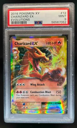 2016 Pokemon XY Evolutions Charizard Holo #12/108 PSA 9 - Image 1