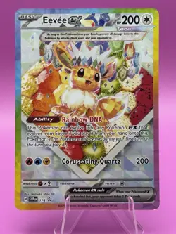 Pokemon TCG Eevee EX 174 Prismatic Evolutions SPC Promo Card (NM Condition) - Image 1