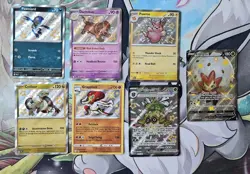 Pokemon Baby Shiny 7 Card Lot-Paldean Fates-Shining Fates - Image 1