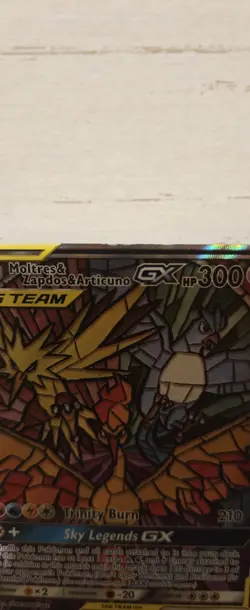 Pokemon TCG Moltres Zapdos Articuno GX SM210 Hidden Fate Promo - Image 3
