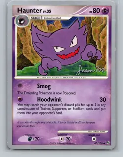 Pokemon TCG Haunter 40/100 2009 World Championships Normal LP - Image 1