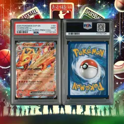 2024 POKEMON SVP EN-SV BLACK STAR PROMO #161 CHARIZARD EX PSA 9 - Image 1