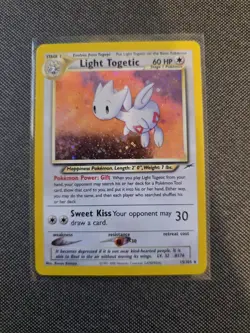 2002 Pokemon Neo Discovery - Light Togetic Holo No. 15/105 - LP - Image 1