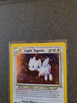 2002 Pokemon Neo Discovery - Light Togetic Holo No. 15/105 - LP - Image 3
