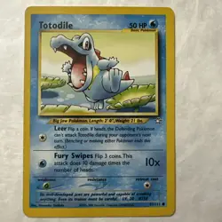 Totodile Neo Genesis Unlimited 81/111 Pokemon TCG Vintage WOTC - Image 1