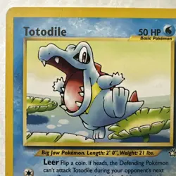 Totodile Neo Genesis Unlimited 81/111 Pokemon TCG Vintage WOTC - Image 2