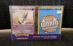 2008 Pokemon World Championship Deck Psychic Lock Jason Klaczynski FAC. SEALED - Image 1