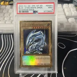 YUGIOH PSA 9 SET | BLUE EYES, DARK MAG, & RED EYES | MAGO-EN001-3 | 1st Edition - Image 3