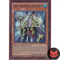 Yugioh Great Sorcerer of the Nekroz THSF-EN011 Super Rare 1st Edition NM - Image 1