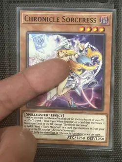 Yugioh Dark Chronicle Sorcer Girl Anime Lewd Waifu Custom DIY Art Yugioh card - Image 1