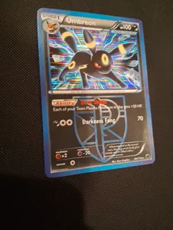 Pokemon TCG Umbreon Plasma Freeze 64/116 Holo Rare Card LP-MP - Image 2