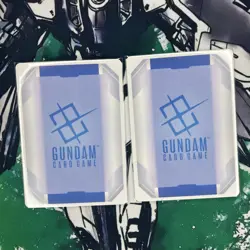 Gundam Trading Card Game Zeon’s Rush ST03-006 LR Char's Zaku II Near Mint Foil - Image 2