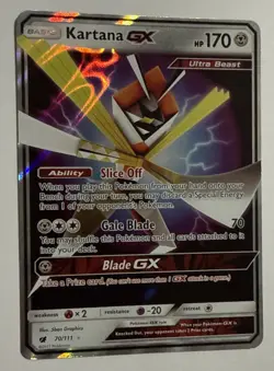 Kartana GX 70/111 - Crimson Invasion Pokemon TCG Card Near Mint - Image 2