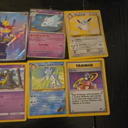 16 Pokemon Card Lot Nidoking, Sabrina's Goldduck Pikachu, Enter & More - Image 5