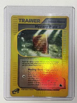Mystery Plate 136/144 Reverse Holo Vintage Pokemon Card - LP - Image 1