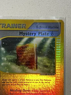 Mystery Plate 136/144 Reverse Holo Vintage Pokemon Card - LP - Image 4