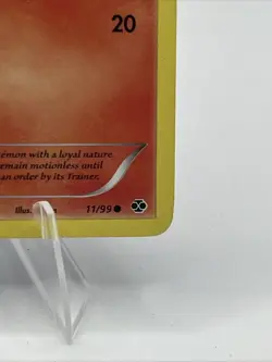 Growlithe 11/99 Next Destinies Regular Pokemon Card LP 2012 Vintage Rare - Image 3