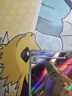 Pokemon TCG Tyranitar Paldea Evolved Holo Card 222/193 See description - Image 2