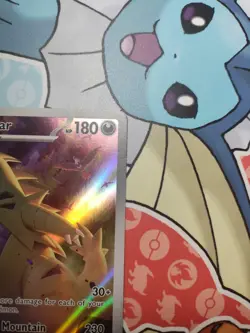 Pokemon TCG Tyranitar Paldea Evolved Holo Card 222/193 See description - Image 5