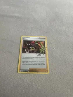 Pokemon TCG Raihan 140/159 Crown Zenith Signature Holo Rare Card - Image 1