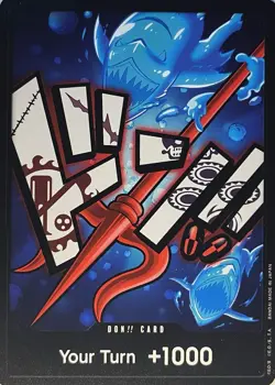 Hody Jones DON!! Card - The Best - One Piece TCG (Non Foil) - Image 1
