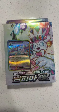 Pokemon Card Starter Set Tera Type Sylveon ex Scarlet & Violet Korean - Image 1