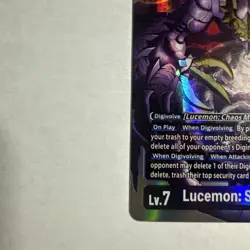 Digimon Card Game Lucemon: Satan Mode EX10-060 SR Sinister Order - Image 3