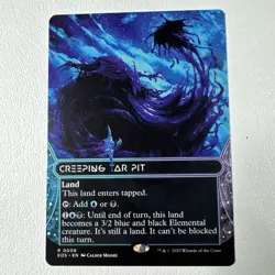 Creeping Tar Pit (Borderless) Regular #9 Edge of Eternities: Stellar Sights MTG - Image 1