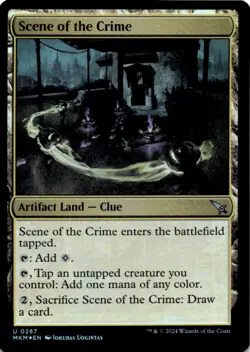MTG Scene of the Crime Foil NM Murders at Karlov Manor Magic 267 - Image 1