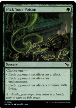 MTG Pick Your Poison Foil NM Murders at Karlov Manor Magic 170 - Image 1