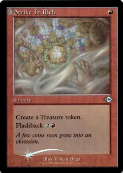 MTG Strike It Rich (Retro Frame) Foil NM Modern Horizons 2 Magic 12 - Image 1