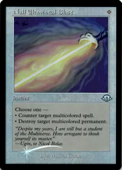 MTG Null Elemental Blast (Retro Frame) Foil NM Modern Horizons 3 Magic 387 - Image 1