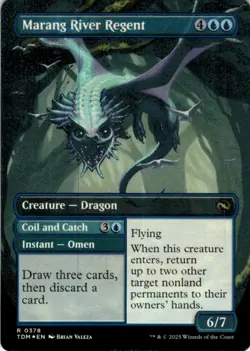 MTG Marang River Regent (Borderless) Foil NM Tarkir: Dragonstorm Magic 378 - Image 2