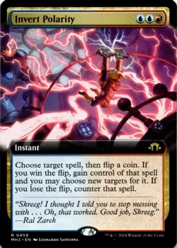 MTG Invert Polarity (Extended Art) Normal NM Modern Horizons 3 Magic 459 - Image 1