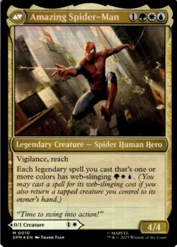 MTG Peter Parker Foil NM Marvel's Spider-Man Magic 10 - Image 2