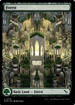 MTG Forest (0276) Normal NM Murders at Karlov Manor Magic 276 - Image 1