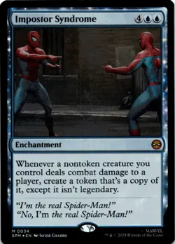MTG Impostor Syndrome Foil NM Marvel's Spider-Man Magic 34 - Image 1