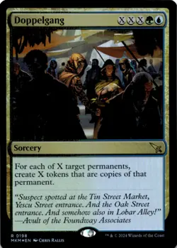 MTG Doppelgang Foil NM Murders at Karlov Manor Magic 198 - Image 1