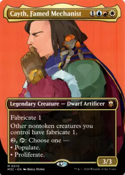 MTG Cayth, Famed Mechanist (Borderless) Normal NM Commander: Modern Horizons 3 - Image 1