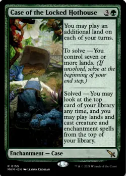MTG Case of the Locked Hothouse Normal NM Murders at Karlov Manor Magic 155 - Image 1