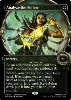 MTG Analyze the Pollen (Showcase) Normal NM Murders at Karlov Manor Magic 308 - Image 1