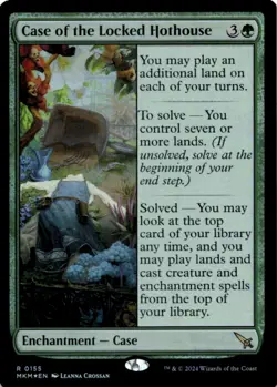 MTG Case of the Locked Hothouse Foil NM Murders at Karlov Manor Magic 155 - Image 1