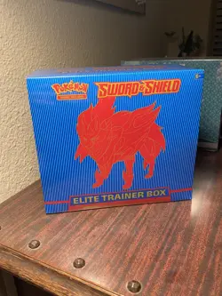 Pokemon Sword and Shield Base Set ETB Elite Trainer Box - Factory Sealed 820650104459 - Image 1