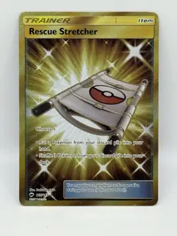 Rescue Stretcher (Secret) 165/147 Sun & Moon Burning Shadows Holo Pokemon TCG LP - Image 1