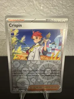 Pokemon Crispin 105/131 Prismatic Evolutions Reverse Holo Uncommon - Image 1