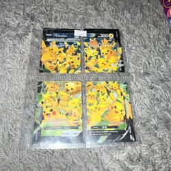 Pikachu V Union Full Set SWSH139 SWSH140 SWSH141 SWSH142 Promo Pokemon Cards - Image 1