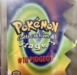 CGC PSA Gem Mint Super Low POP!Pokemon Series 2 Die-Cut Pidgeot EV12 PSA 8.5 - Image 4