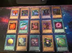Lot Of 15 Yugioh Korean LOB-K Cards LP NM Condition - Image 1