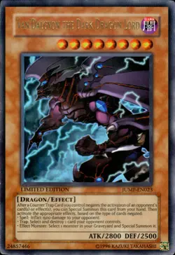 Yugioh Van’Dalgyon The Dark Dragon Lord JUMP-EN023 Ultra Rare Limited Edition LP - Image 1