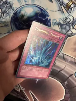 (39) Torrential Tribute LON-025 - Ultra Rare 1st edition YuGiOh! TCG HP/DMG - Image 4